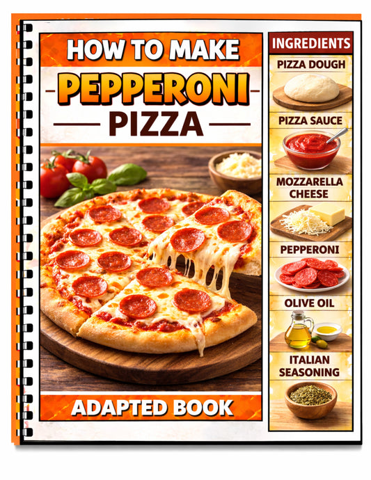 How to make Pepperoni Pizza Adaptable Book