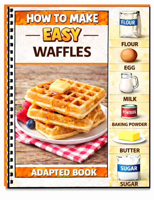 How to make waffels Adaptable Book