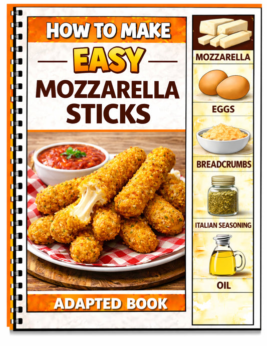 How to make Mozzarella Sticks Adaptable book
