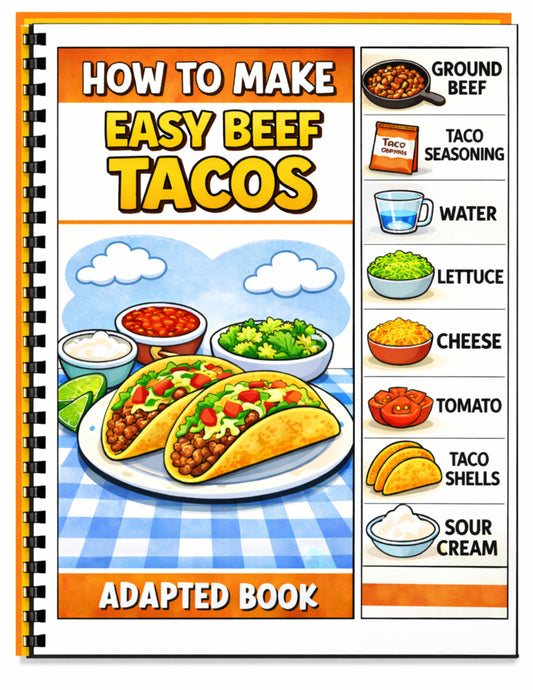 How to make tacos Adapted Book
